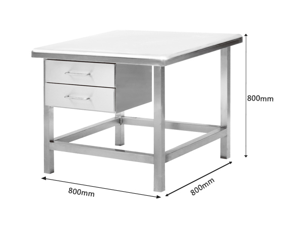 不锈钢方型带抽屉工作台 不锈钢方型带抽屉工作台