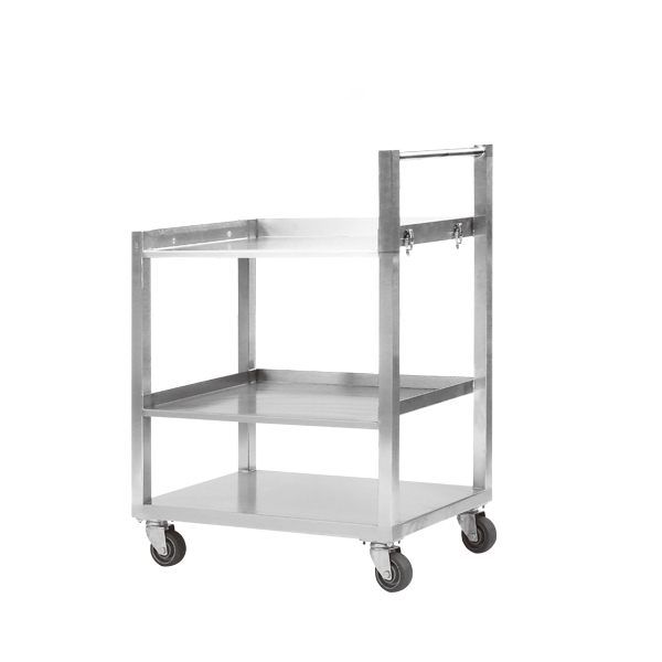 不锈钢三层手推车